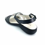 Boxer 58832 (μαύρο δέρμα) γυναικεία σανδάλια