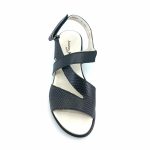 Boxer 58832 (μαύρο δέρμα) γυναικεία σανδάλια