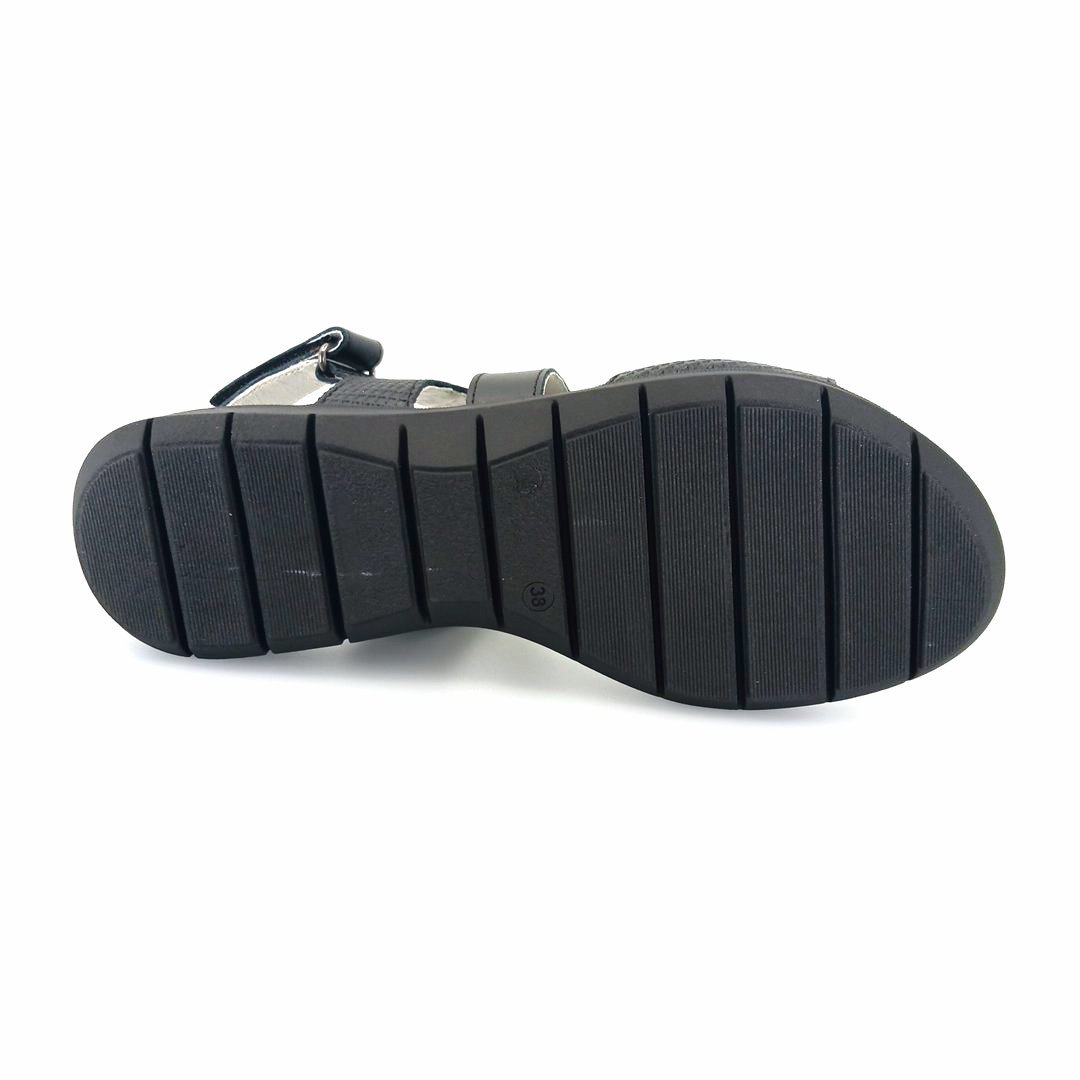 Boxer 58832 (μαύρο δέρμα) γυναικεία σανδάλια
