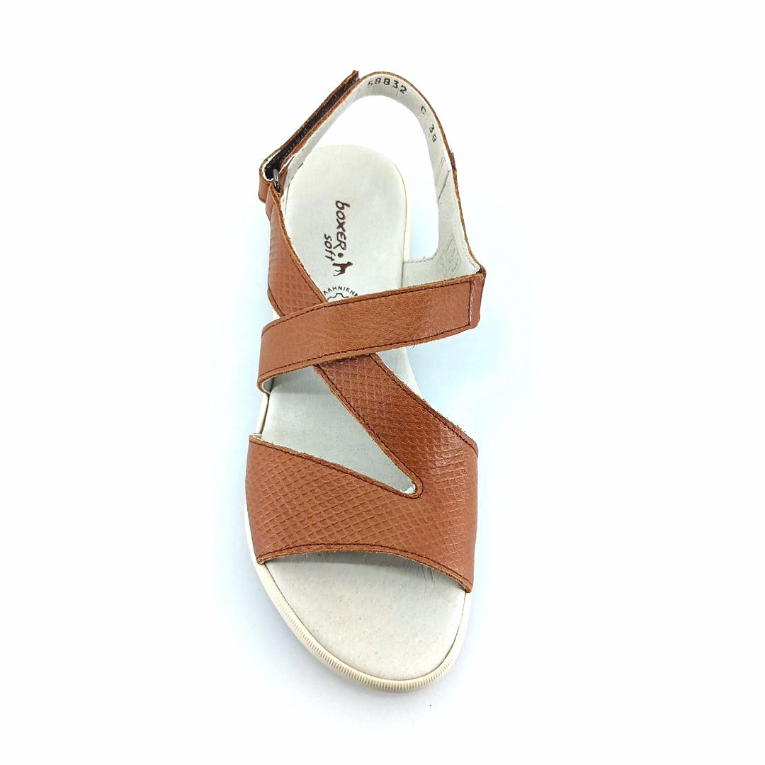 Boxer 58832 (ταμπα δέρμα) γυναικεία σανδάλια