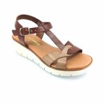 Boxer 97034 (multi-ταμπα δέρμα) γυναικεία σανδάλια