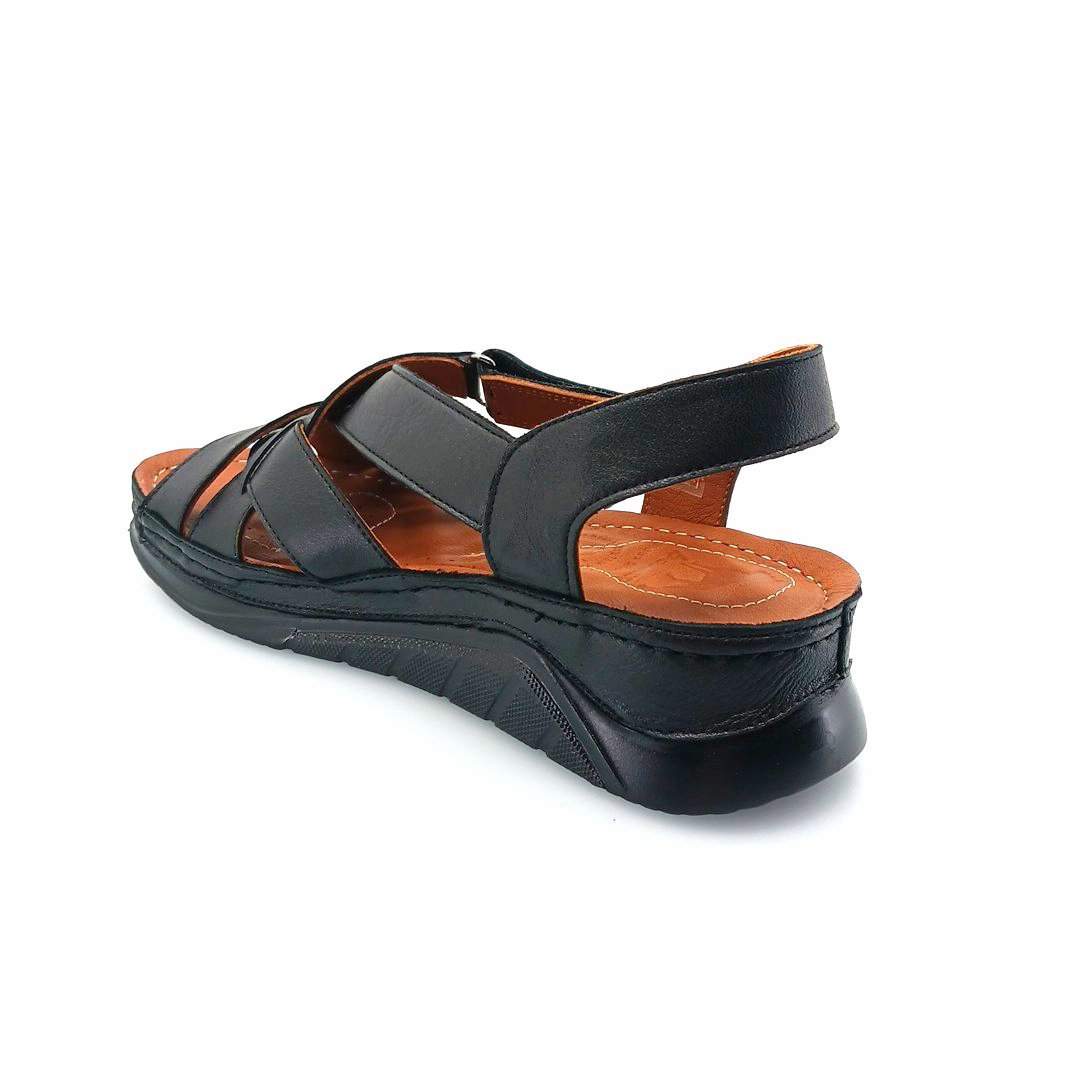 Boxer 98421 (μαύρο δέρμα) γυναικεία σανδάλια