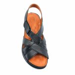 Boxer 98421 (μαύρο δέρμα) γυναικεία σανδάλια