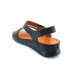 Boxer 98422 (μαύρο δέρμα) γυναικεία σανδάλια