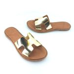 Boxer 98438 (χρυσό δέρμα) γυναικεία σανδάλια