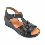 Boxer 98447 (μαύρο) γυναικείες πλατφόρμες