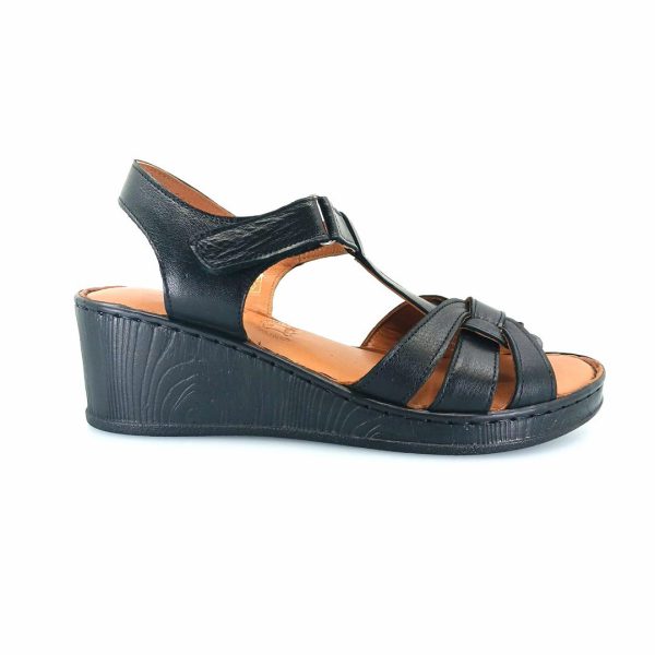 Boxer 98447 (μαύρο) γυναικείες πλατφόρμες