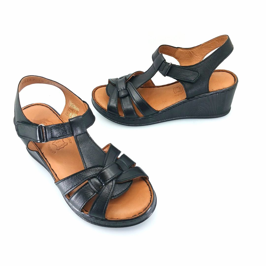 Boxer 98447 (μαύρο) γυναικείες πλατφόρμες