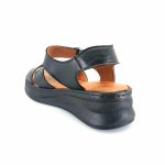 Boxer 98449 (μαύρο δέρμα) γυναικεία σανδάλια