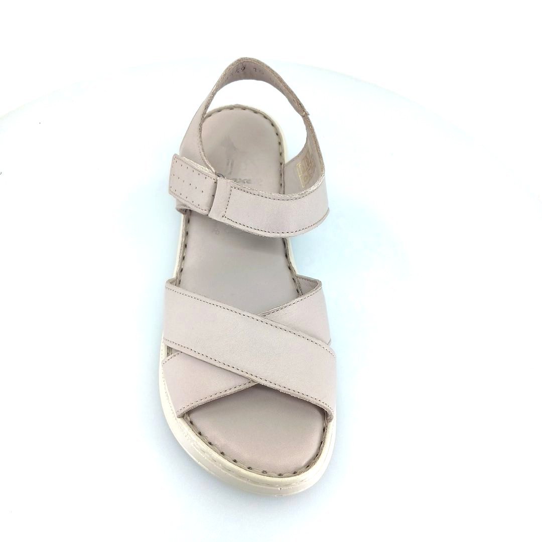 Boxer 98449 (γκρι δέρμα) γυναικεία σανδάλια