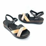 Boxer 98451 (μαύρο δέρμα) γυναικεία σανδάλια