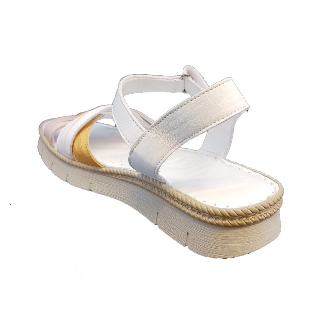 Boxer 98451 (λευκό δέρμα) γυναικεία σανδάλια