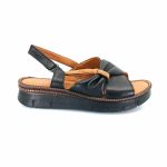 Boxer 98452 (μαύρο δέρμα) γυναικεία σανδάλια