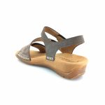 Gabor 43.734.19 γυναικεία πέδιλα (γκρι δέρμα nubuck)