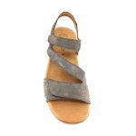 Gabor 43.734.19 γυναικεία πέδιλα (γκρι δέρμα nubuck)