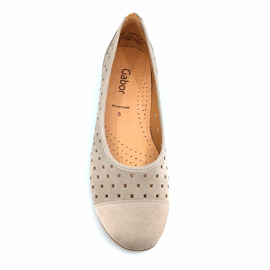 Gabor 44.169.12 μπαλαρίνες (πούρο δέρμα nubuck)
