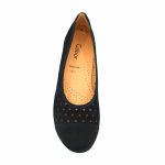 Gabor 44.169.17 μπαλαρίνες (μαύρο δέρμα nubuck)