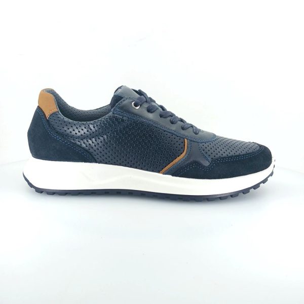 IMAC 552440 (μπλε δέρμα) ανδρικά sneakers
