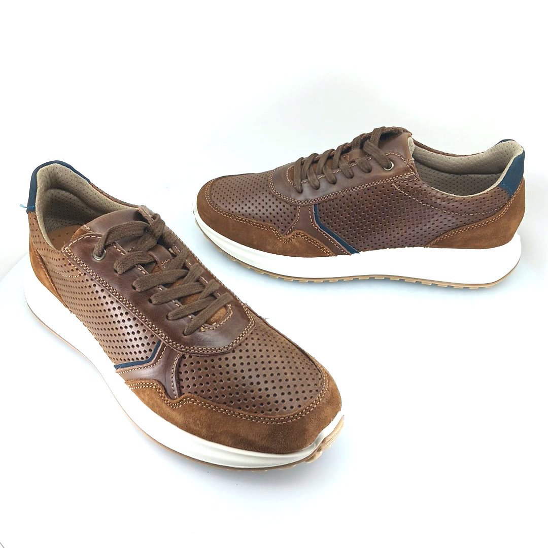 IMAC 552440 (καστανό δέρμα) ανδρικά sneakers
