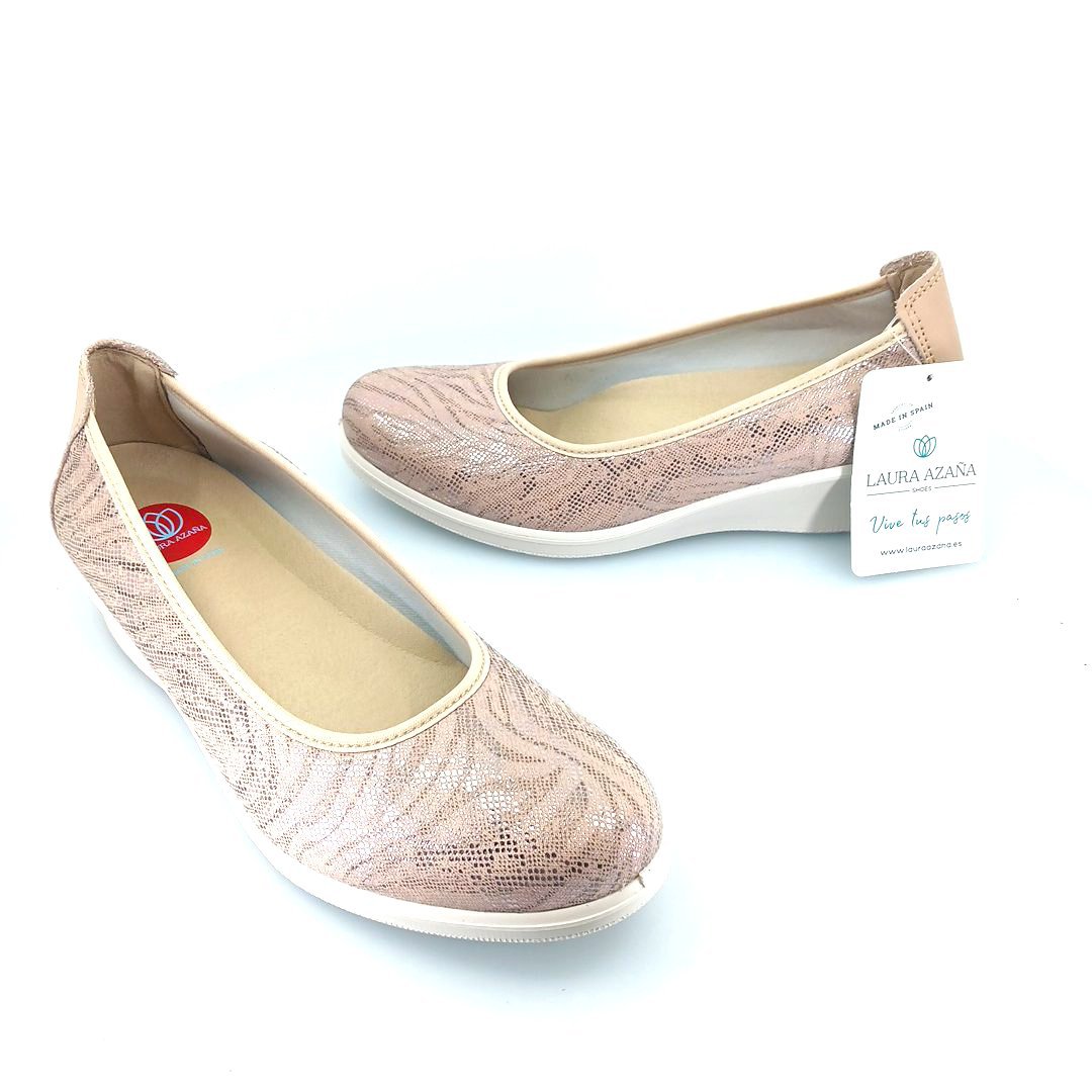Laura Azana 21820 (salmon) γυναικείες μπαλαρίνες