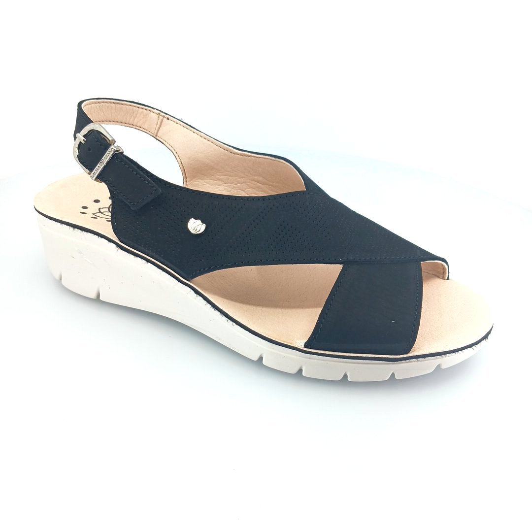 laura-azana-25417-black-1 Laura Azana 25417 (μαύρο δέρμα) γυναικεία σανδάλια