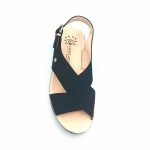 Laura Azana 25417 (μαύρο δέρμα) γυναικεία σανδάλια