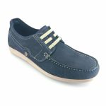 Luisetti 37202 (μπλε δέρμα) ανδρικά μοκασίνια