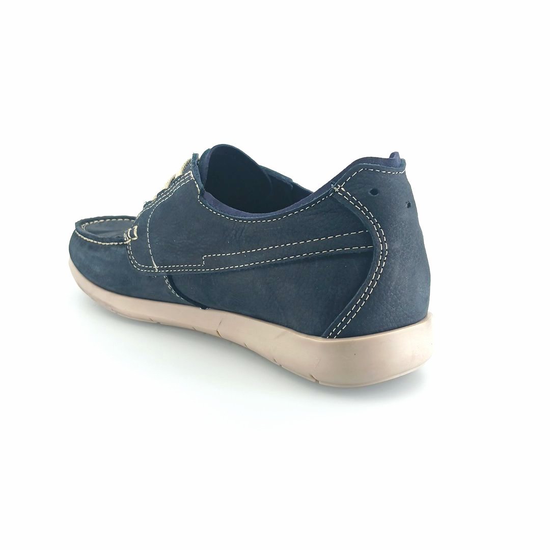 Luisetti 37202 (μπλε δέρμα) ανδρικά μοκασίνια