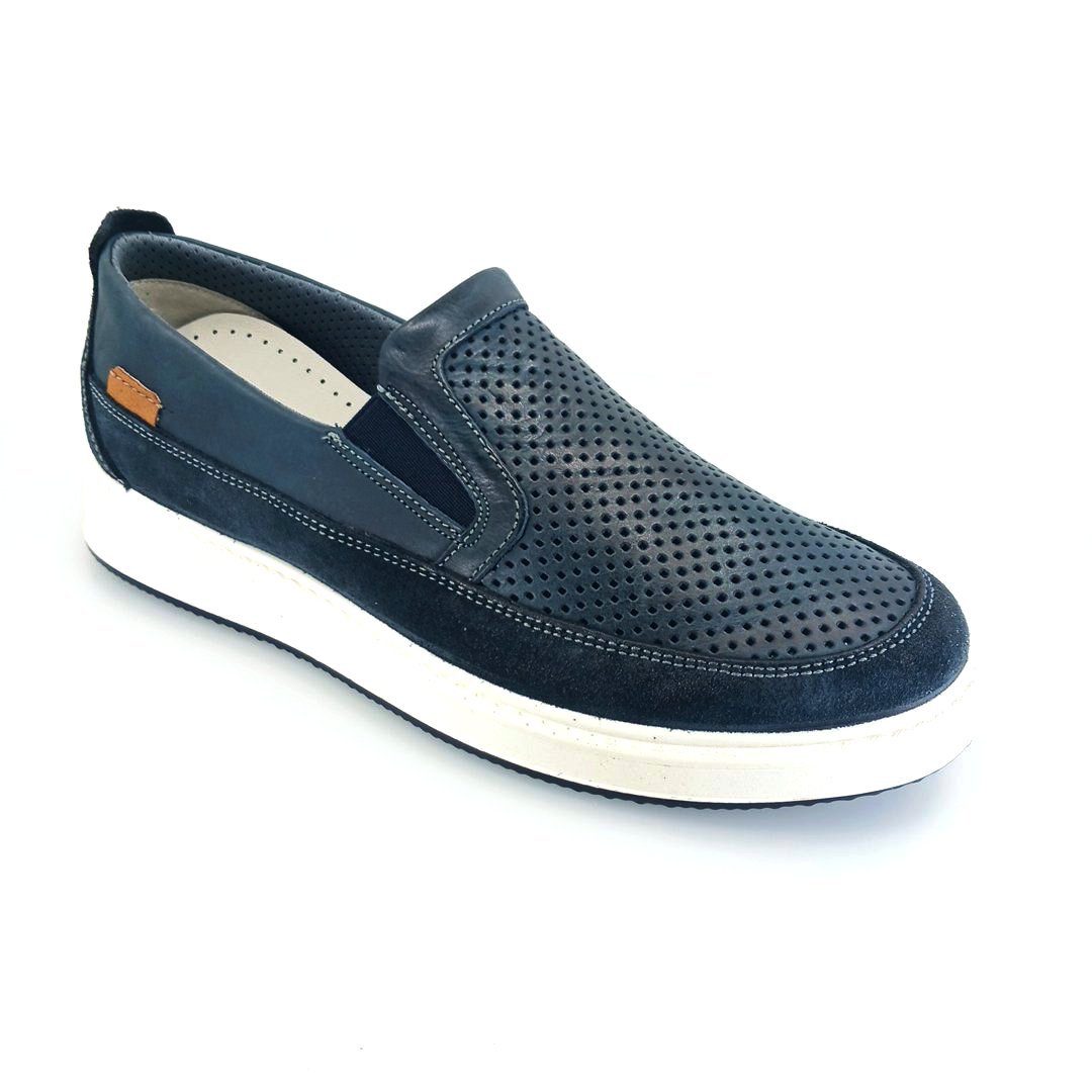 shot_20240507145058 IMAC 552100 (μπλε δέρμα) ανδρικά slip-on