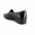 Boxer 52657 (μαύρο δέρμα) γυναικεία slip-on