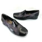 Boxer 52657 (μαύρο δέρμα) γυναικεία slip-on