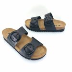 Boxer 97049 (μαύρο δέρμα) γυναικεία πέδιλα