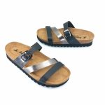 Boxer 97052 (μαύρο δέρμα) γυναικεία πέδιλα