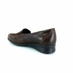 Boxer 52184 (καφέ δέρμα) γυναικεία slip-on
