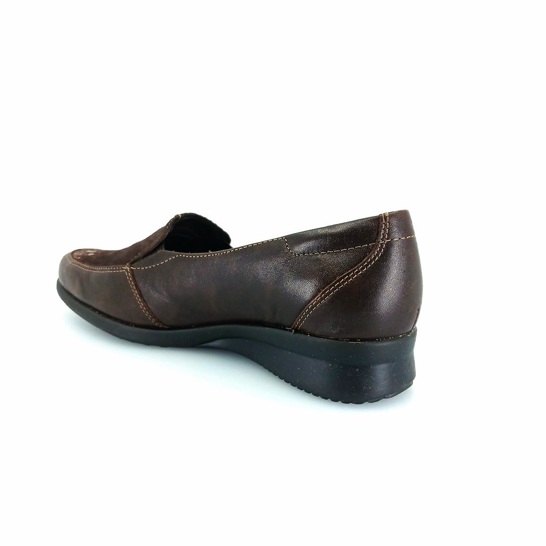Boxer 52184 (καφέ δέρμα) γυναικεία slip-on