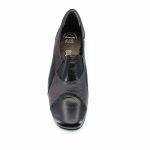 Boxer 52657 (μαύρο δέρμα) γυναικεία slip-on