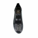 Boxer 52783 (μαύρο δέρμα) γυναικεία slip-on