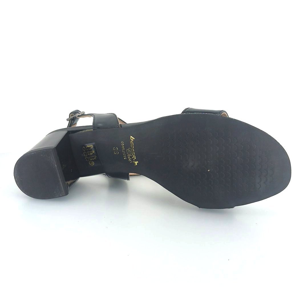 Boxer 59052 (μαύρο λουστρίνι) γυναικεία πέδιλα