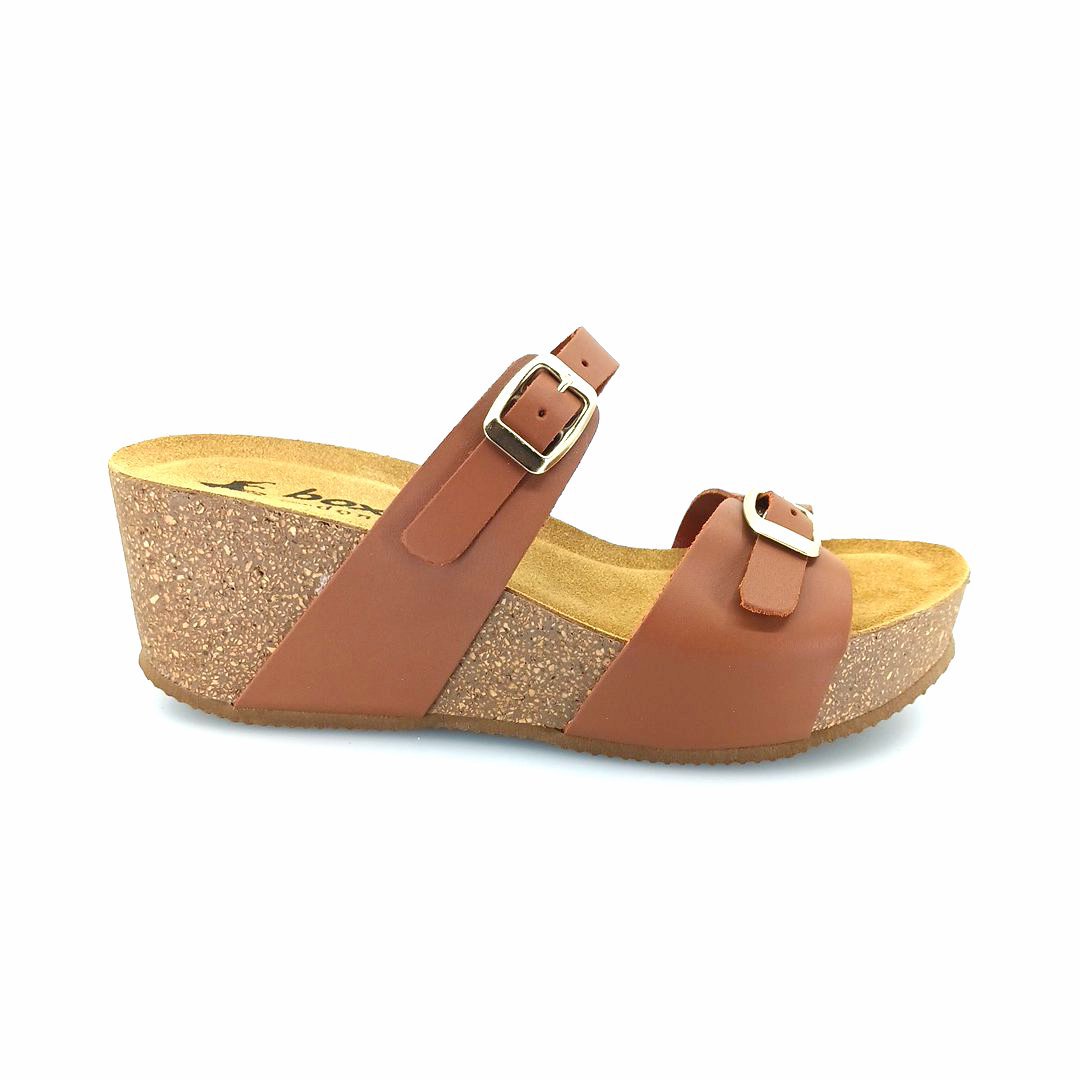 Boxer 97047 (ταμπα δέρμα) γυναικείες πλατφόρμες