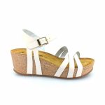 Boxer 97048 (λευκό δέρμα) γυναικείες πλατφόρμες