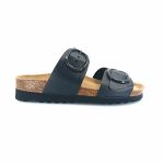 Boxer 97049 (μαύρο δέρμα) γυναικεία πέδιλα