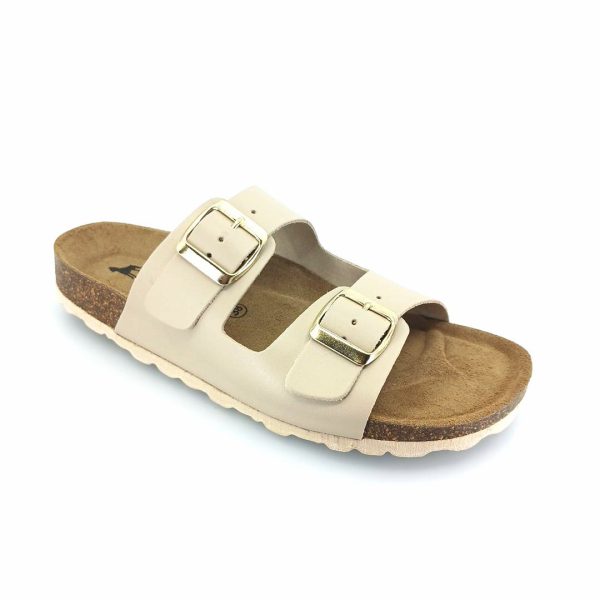 Boxer 97051 (μπεζ δέρμα) γυναικεία πέδιλα