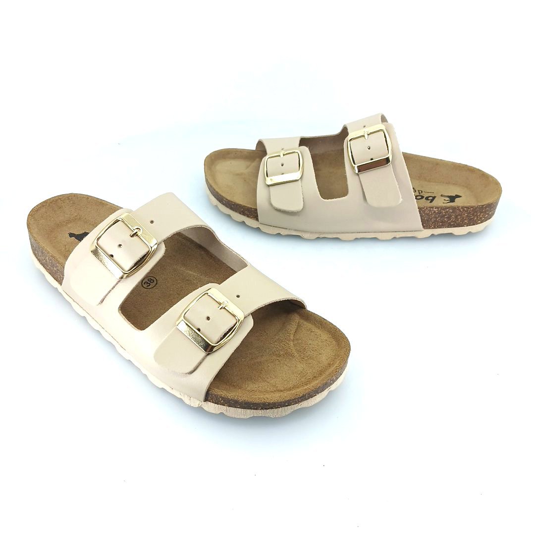 Boxer 97051 (μπεζ δέρμα) γυναικεία πέδιλα