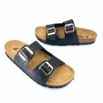Boxer 97051 (μαύρο δέρμα) γυναικεία πέδιλα