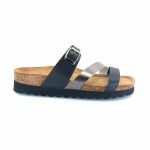 Boxer 97052 (μαύρο δέρμα) γυναικεία πέδιλα