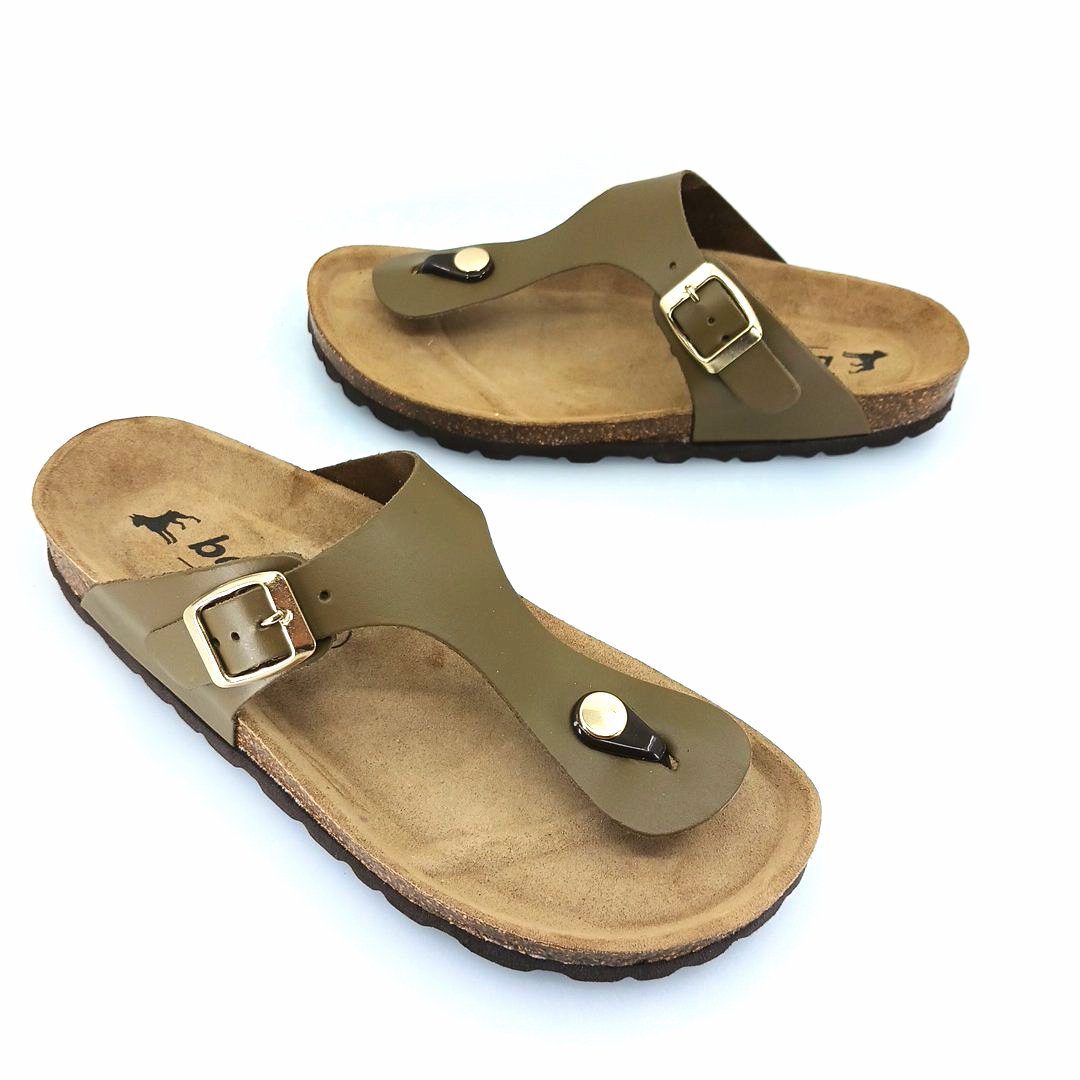 Boxer 97055 (χακί δέρμα) γυναικεία δίχαλα