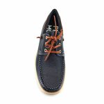 Freemood M073-101 (μπλε δέρμα) ανδρικά μοκασίνια