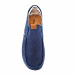 Boxer 19291 (μπλε ύφασμα) ανδρικά μοκασίνια
