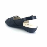 Boxer 52994 (μαύρο δέρμα) γυναικεία πέδιλα
