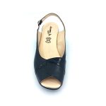 Boxer 52995 (μαύρο δέρμα) γυναικεία πέδιλα